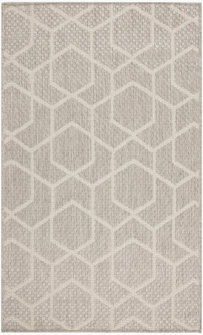Nourison Home Nourison Horizon Indoor/Outdoor HOZ01 3' x 5' Grey Modern Rug - 3' x 5'