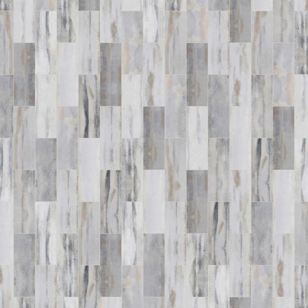 Qualis Ceramica Chelsea Collection Slate Stone Beige Glazed Ceramic 2"x6" Brick