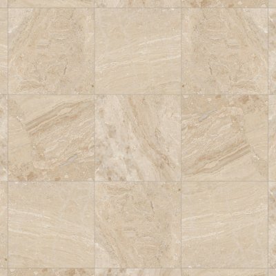 Marble Systems Diana Royal Honed Marble Tile 18x18 - Diana Royal - 18" x 18" x 1/2"