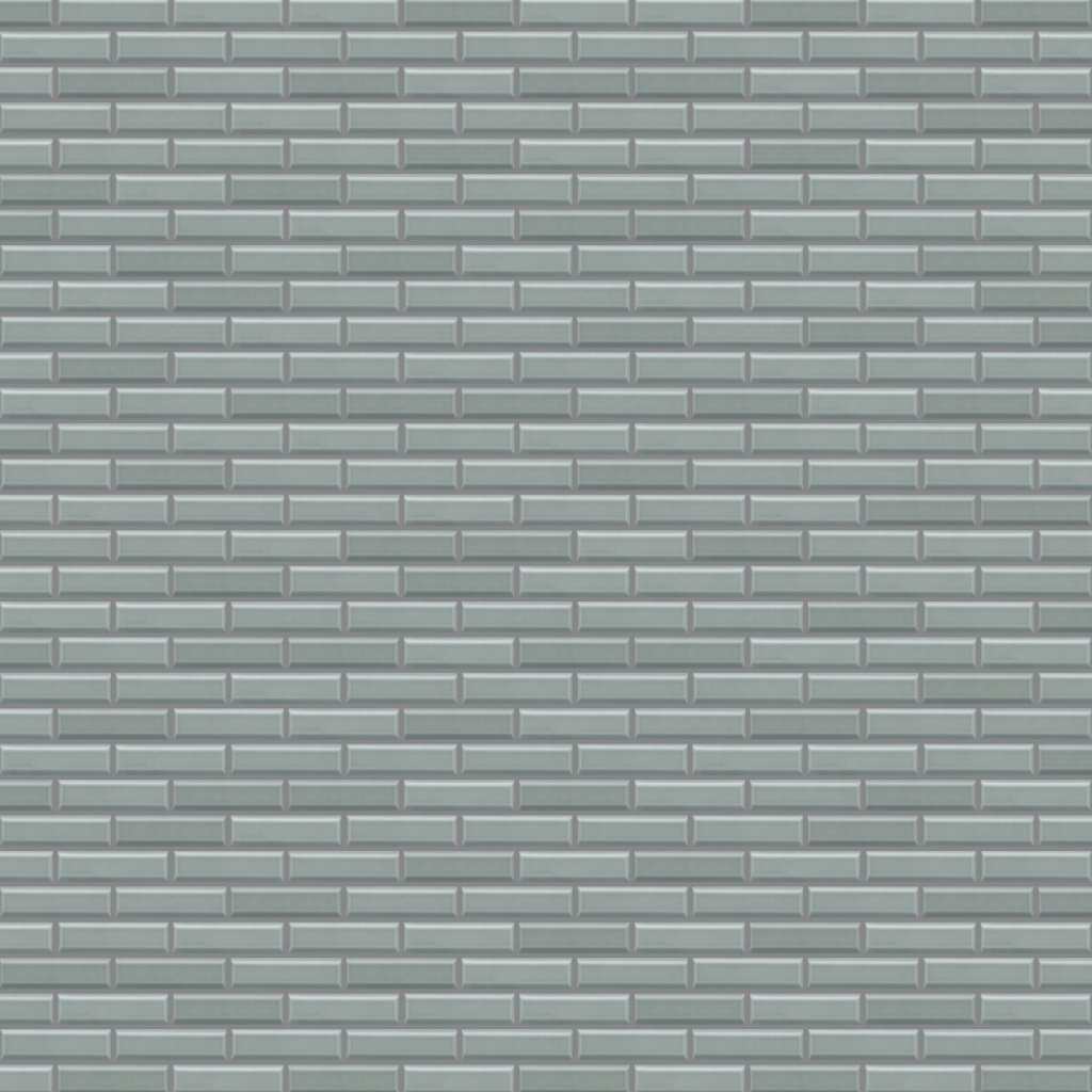 Emser Tile KINETIC GLOSSY BEVELLED MOSAIC -CER - Gray