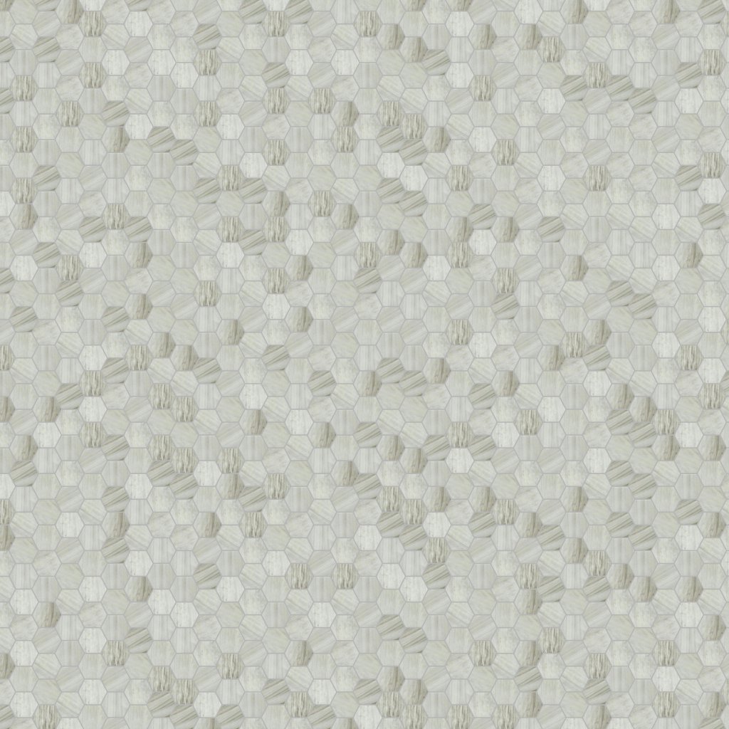 American Olean Crosswood - Seagull, Hexagon, 1.5, Matte (CR95) - Seagull