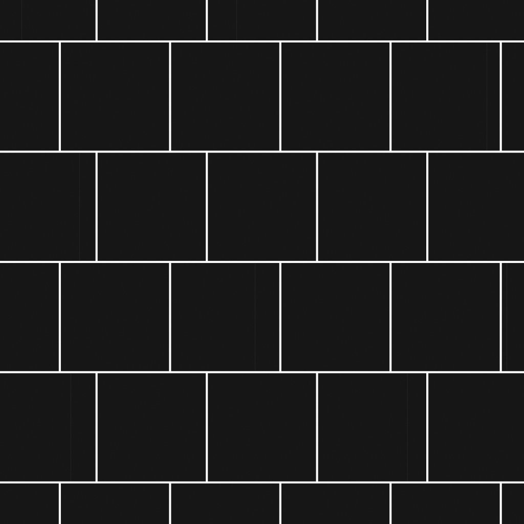 Qualis Ceramica High Rise New York Matt 12X12F - Black