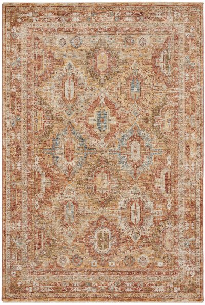 Nourison Home Nourison Petra PTR01 2'3" x 10'2" Rust Vintage Indoor Rug - 3'11" x 5'11"