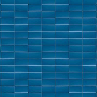 Marble Systems Blue Glossy Ceramic Tile 4x8 - Blue - 4" x 8" x 9/32"
