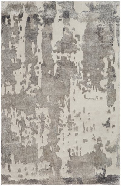 Nourison Home Nourison Prismatic PRS12 3'9" x 5'9" Silver Grey Modern Indoor Rug - 3'9" x 5'9"