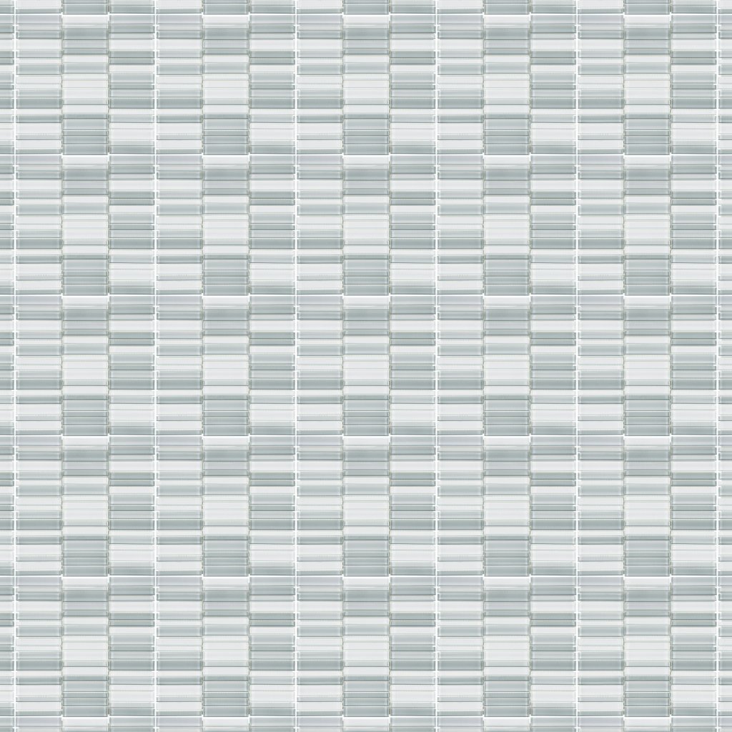 Qualis Ceramica Element Shades Of Grey Blend Stacked Mosaic