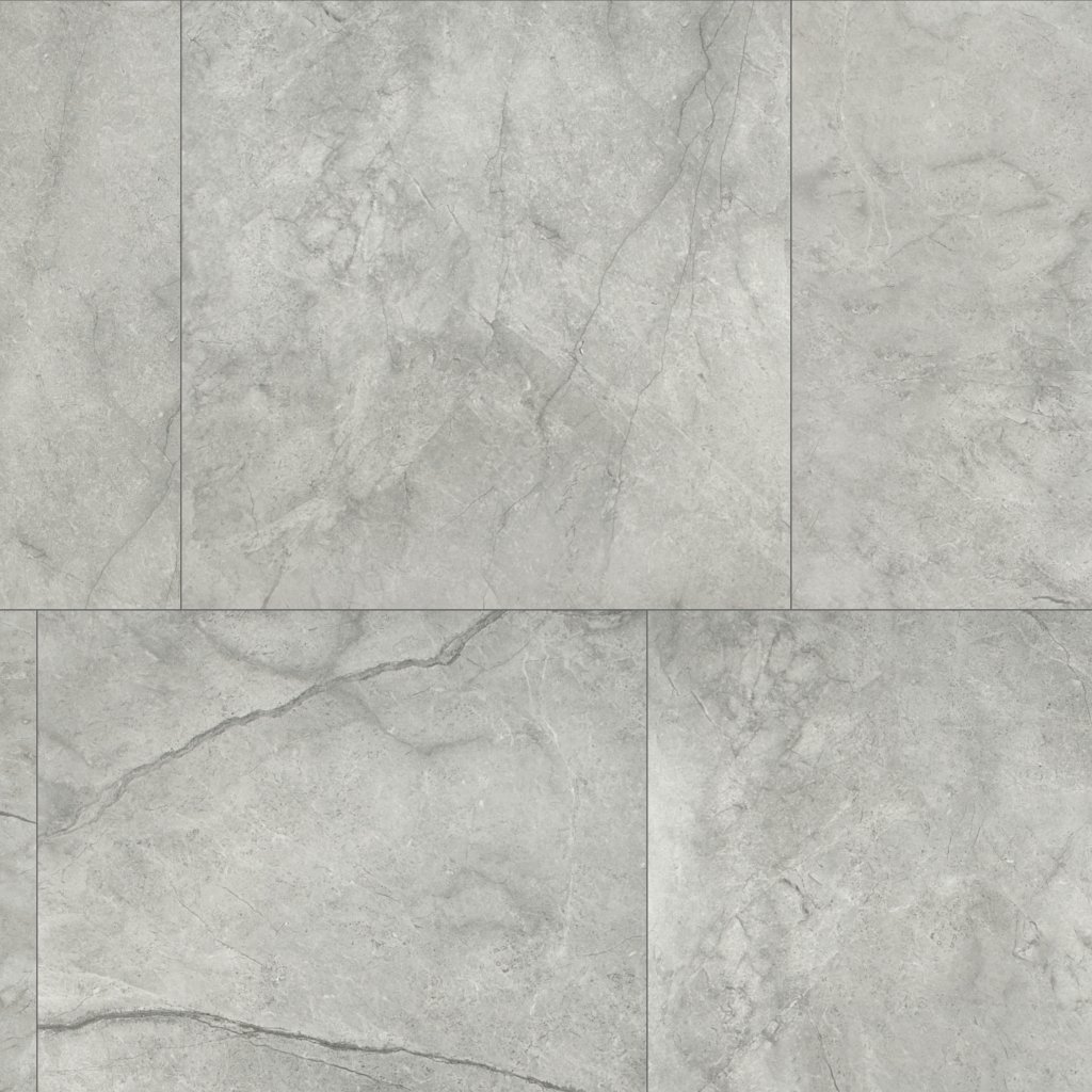 Qualis Ceramica Luxury Roma Argento 32X32 Polished - Grey