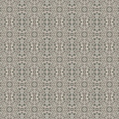 Marble Systems Voysey A-20a Biscuit, Jade Glazed Ceramic Tile 6x6 - Voysey A-20a Biscuit, Jade - 6" x 6" x 3/8"