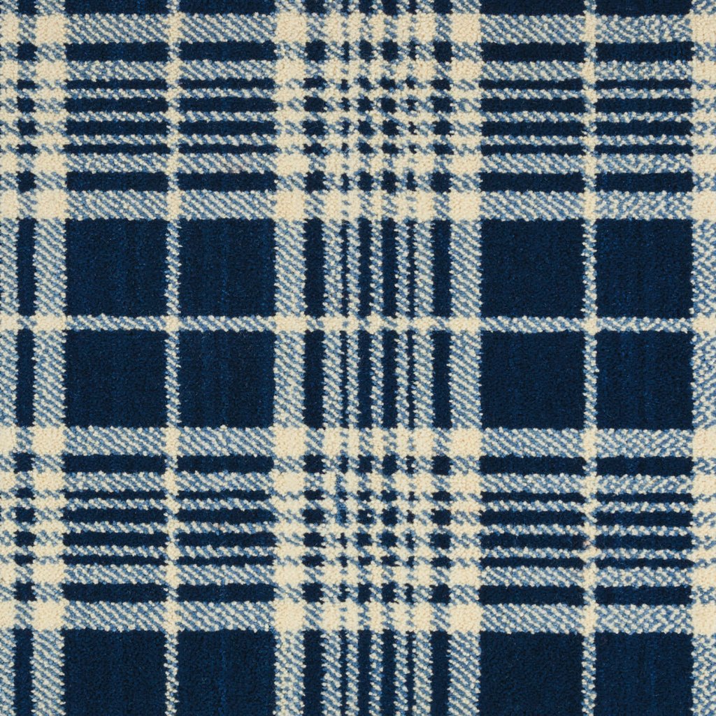 Nourison GINGHAM PLAID GINGP NAVY