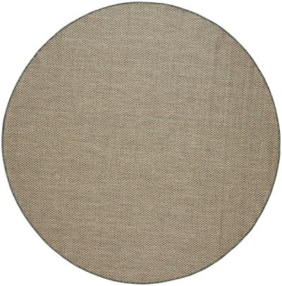 Nourison Home Nourison Courtyard COU01 2' x 6' Green Modern Rug - 5' Round