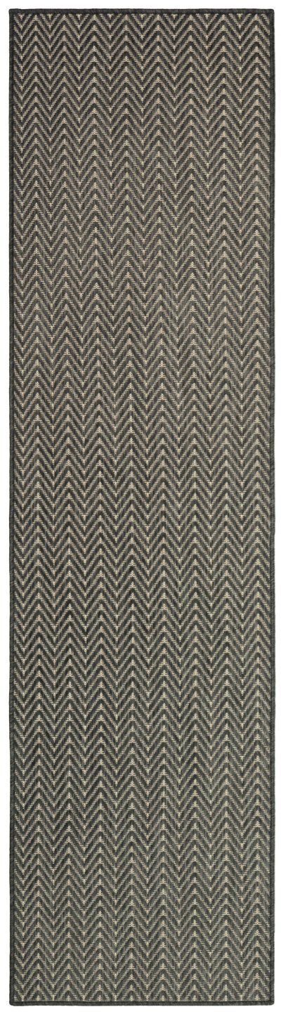 Nourison Home Nourison Horizon Indoor/Outdoor HOZ02 8' x 10' Charcoal Modern Rug - 2' x 6'