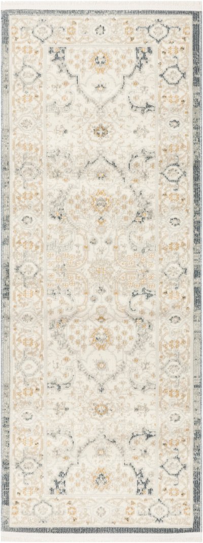 Nourison Home Nourison Pardis PRD03 7'10" x 9'10" Light Blue Vintage Indoor Rug - 2' x 6'