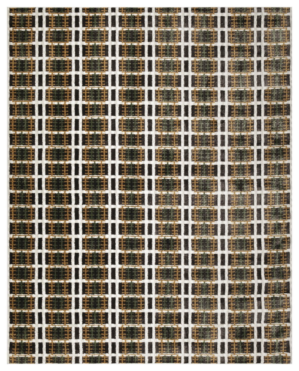 Nourison Home Nourison Nordic NRC08 8' x 10' Charcoal Multicolor Modern Indoor Rug