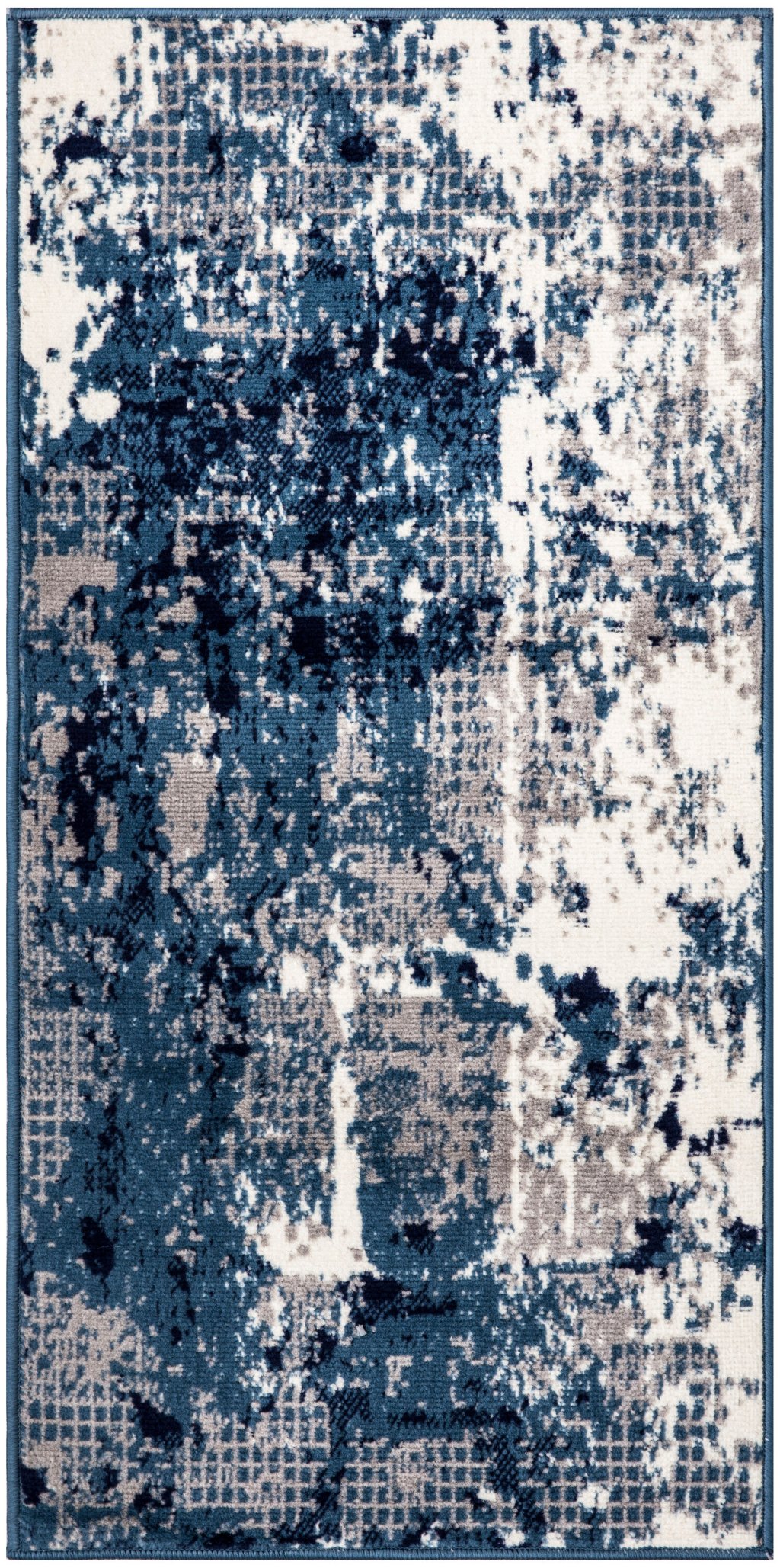 Nourison Home Nourison Grafix GRF38 3' x 5' Navy Blue Modern Indoor Rug