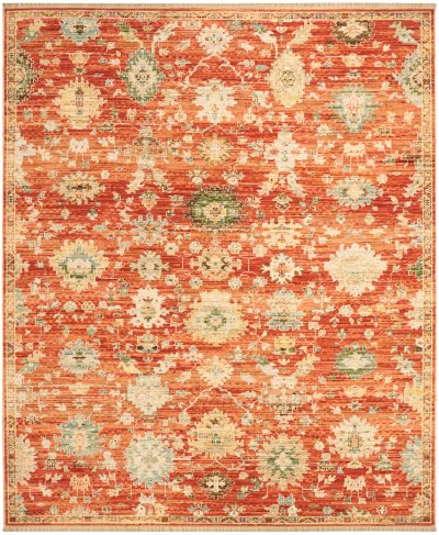 Nourison Home Nourison Antique Bloom ANB01 8' x 10' Brick Vintage Indoor Rug - 10' x 13'