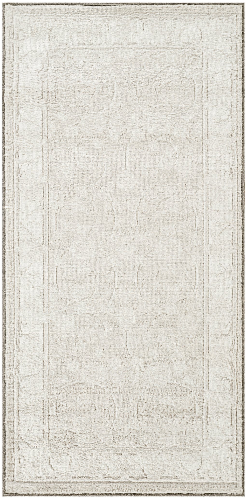 Nourison Home Nourison Dekor DEK09 2' x 4' Light Grey Vintage Indoor Rug
