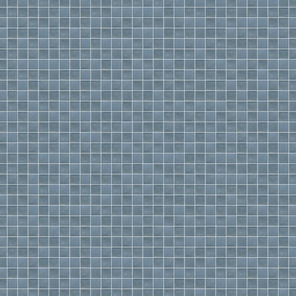 Qualis Ceramica Charleston Seabrook Blu 2X2 Mosaic - Blue