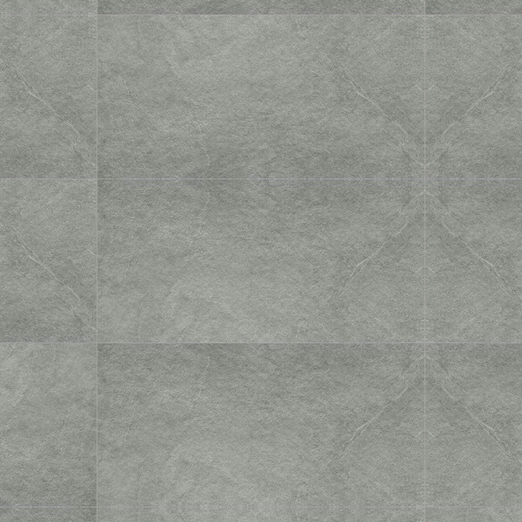 Marble Systems Gray Flow Matte Stone Look Porcelain Tile 18x36 - Gray Flow