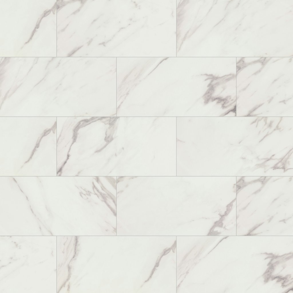 Daltile Artsy Studio Carrara, Rectangle, 12X24, Matte - Studio Carrara