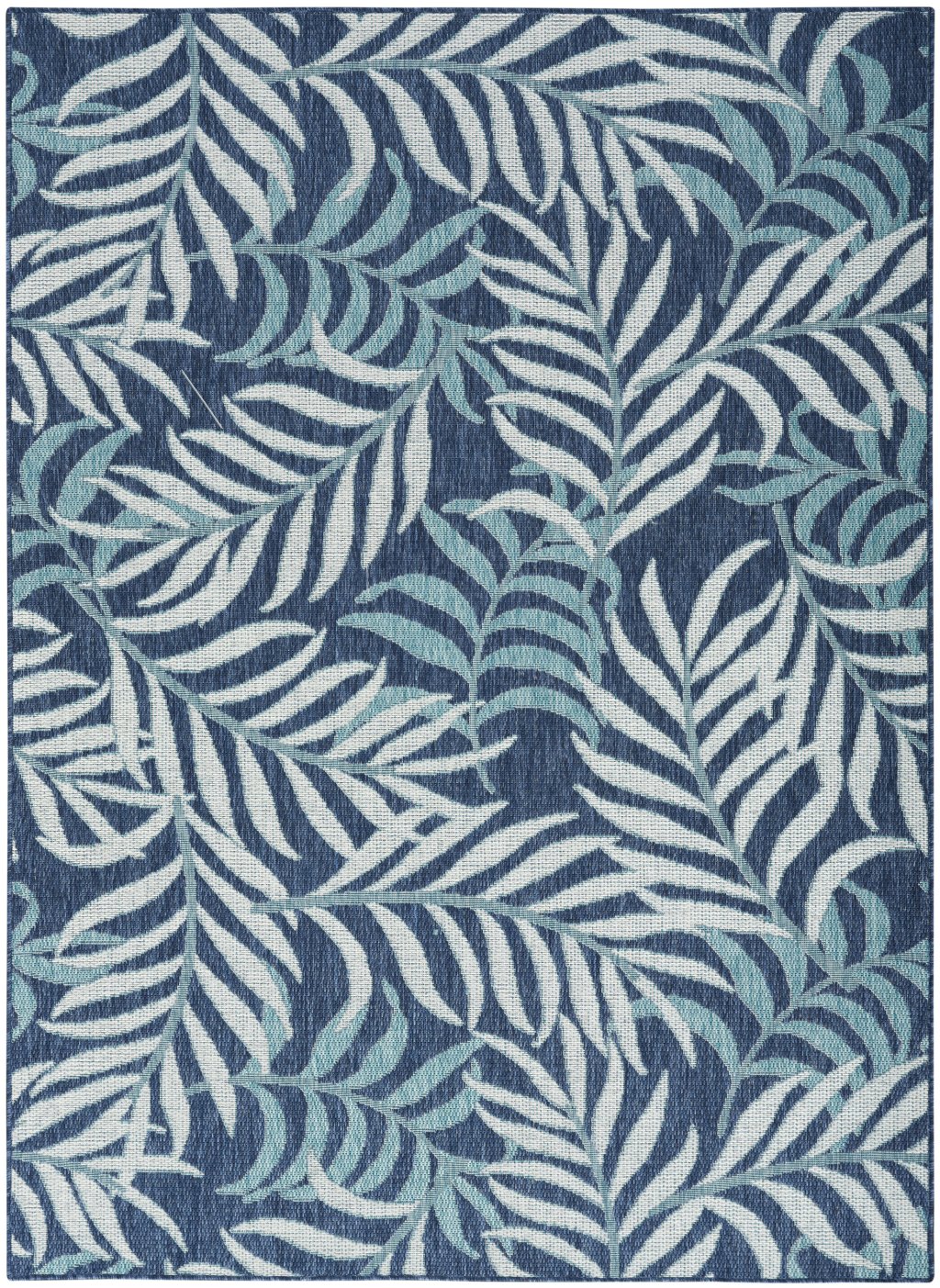 Nourison Home Nourison Garden Oasis GOA01 6' x 9' Navy Tropical Rug