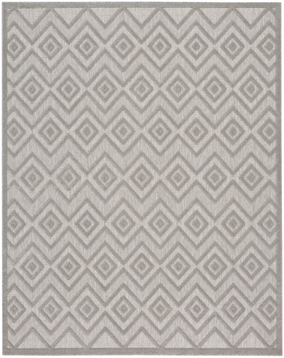 Nourison Home Nourison Versatile NRV01 2' x 6' Silver Grey Modern Rug - 7' x 10'