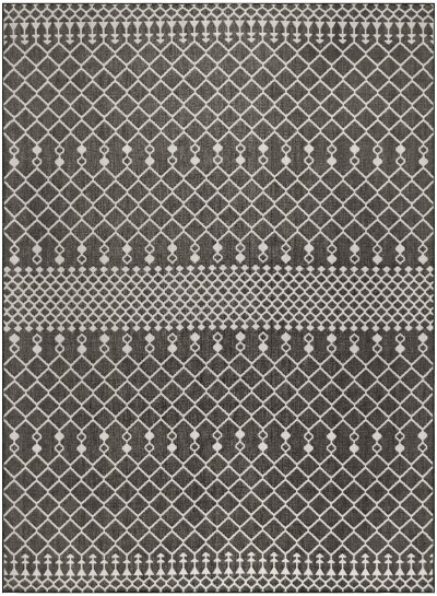 Nourison Home Nourison Positano POS02 12' x 15' Black Modern Rug - 9' x 12'