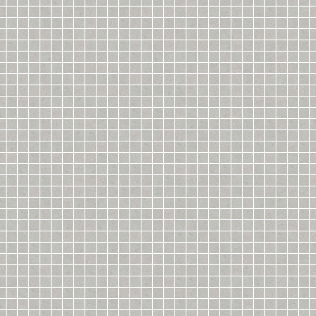 Qualis Ceramica Concord 2X2 Mosaic Fog Matte - Grey