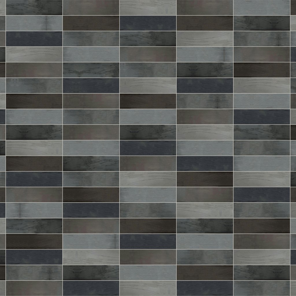 Qualis Ceramica Morocco 3x11 Coal Gloss