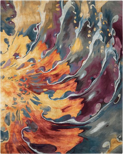 Nourison Home Nourison Prismatic PRS08 5'6" x 7'5" Multicolor Modern Indoor Rug - 9'9" x 13'9"