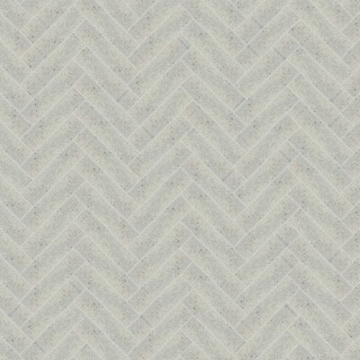 Qualis Ceramica Obsidian 3x12 Silver - Herringbone