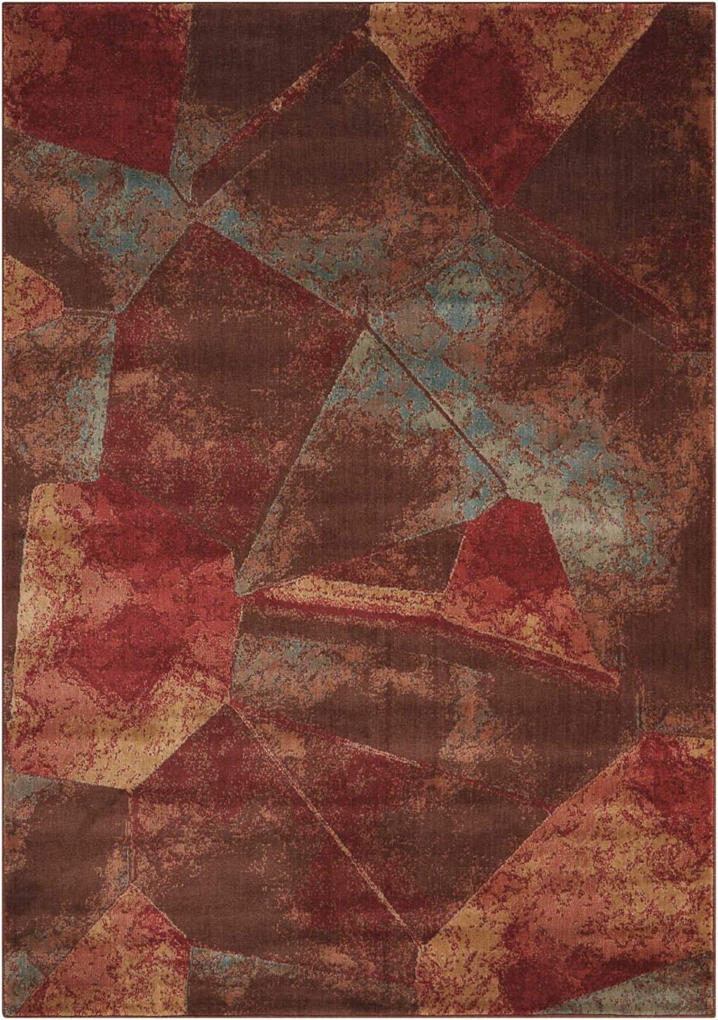 Nourison Home Nourison Somerset ST77 2' x 2'9" Multicolor Modern Indoor Rug