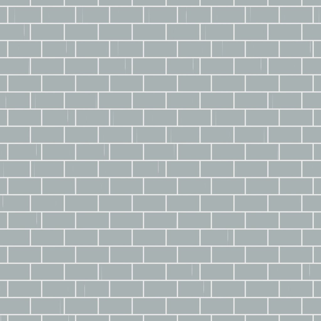 Qualis Ceramica Traditions Cloud Blue 3X6 Glossy - Blue