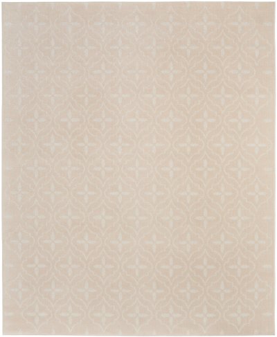 Nourison Home Nourison Sandy SDY04 2'2" x 7'6" Ivory Beige Modern Rug - 5' x 7'