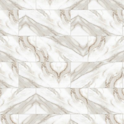 Qualis Ceramica Royal Stoneworks 12X24 Calacatta Royale Honed - Alternating 1/3