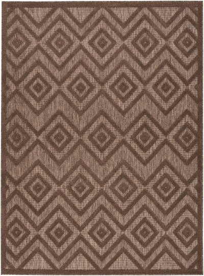 Nourison Home Nourison Versatile NRV01 6' x 9' Brown Modern Rug - 4' x 6'