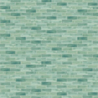 Qualis Ceramica Aruba 2x6 Moss Matt - Alternating 1/2