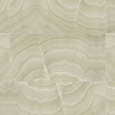 Qualis Ceramica Lustra 24x48 Onyx Hazel Polished - Grid