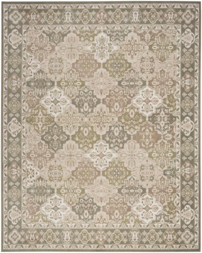 Nourison Home Nourison Grafix GRF31 2' x 4' Green Vintage Indoor Rug - 5'3" x 7'3"
