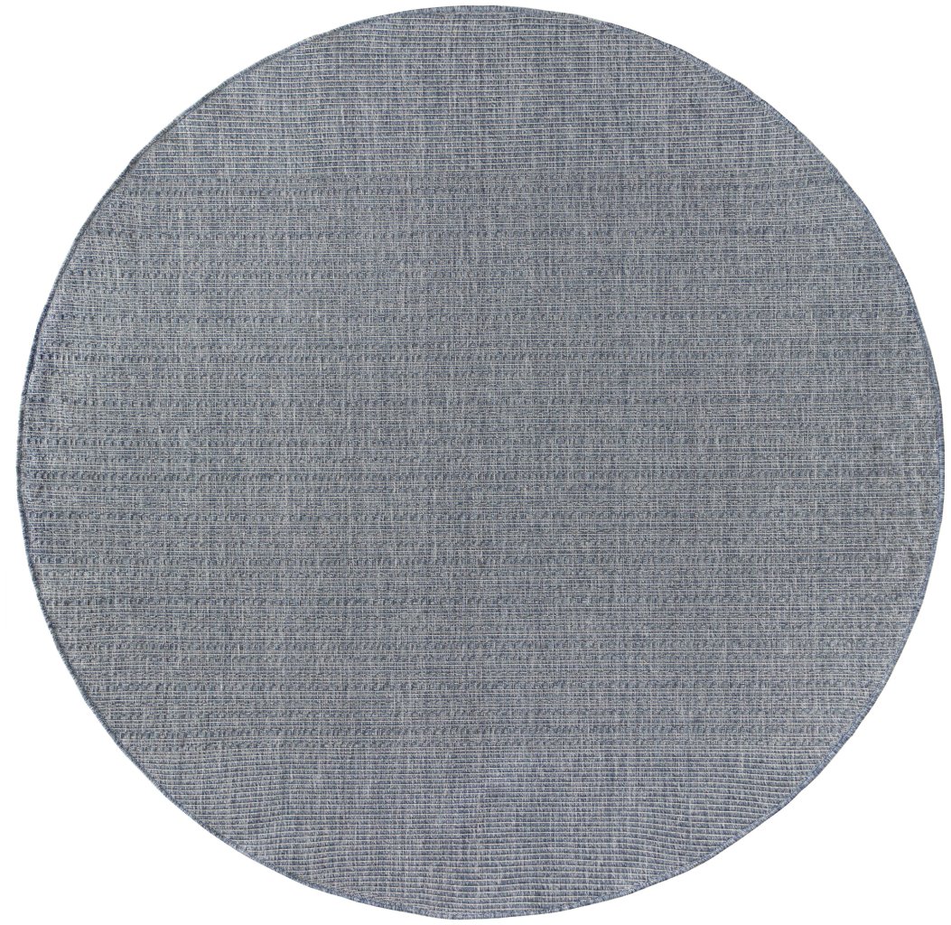 Nourison Home Nourison Tulum TLM01 8' x Round Denim Outdoor Rug