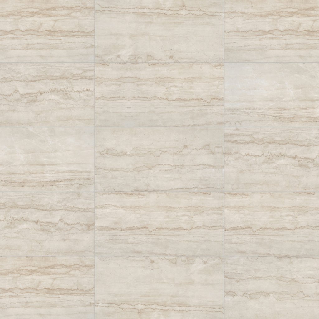 American Olean Mythique Marble - Botticino, Rectangle, 12X24, Polished (MY13) - Botticino