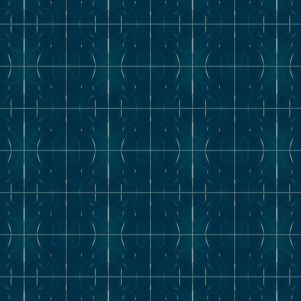 Marble Systems Bluebell Jazz Glossy Lafonia Ceramic Accent Tiles 8x8 - Bluebell Jazz