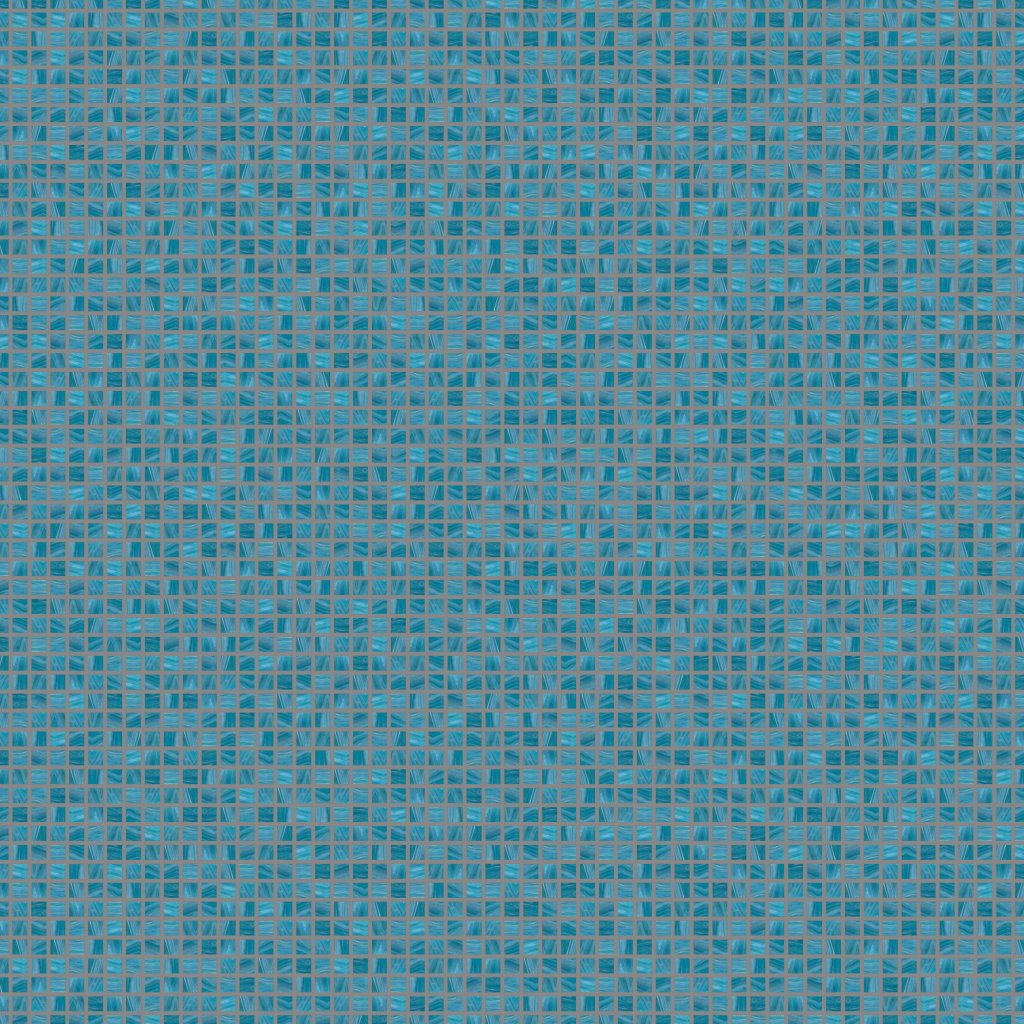Emser Tile SWIRL GLOSSY MOSAIC /-GLS - Aqua