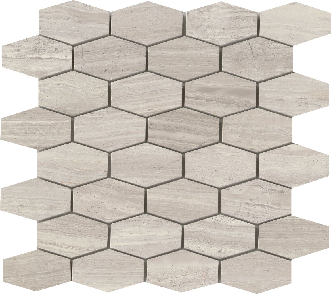 Emser Tile METRO HEX WIDE HONED MOSAIC -LIM - Cream
