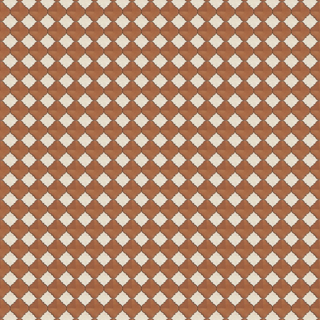Marble Systems Diana Royal, Rustic Terracotta Honed Reale Marble Mosaic 11 15/16x11 15/16 - Diana Royal