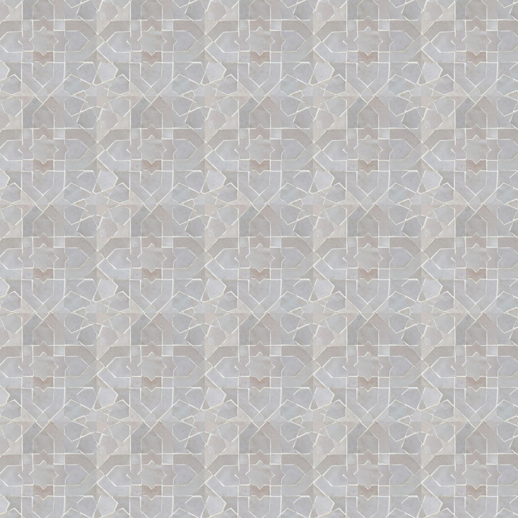 Marble Systems Multi Glossy Jasmin Zellige Mosaic 12x12 - Multi