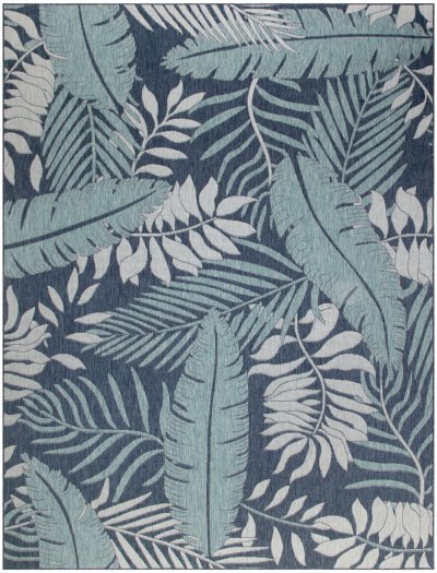 Nourison Home Nourison Garden Oasis GOA02 2' x 3' Navy Outdoor Rug - 8' x 10'