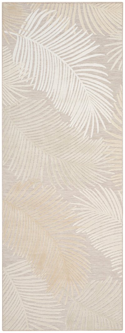 Nourison Home Nourison Suncoast SNC03 4' x 6' Beige Tropical Rug - 2' x 6'