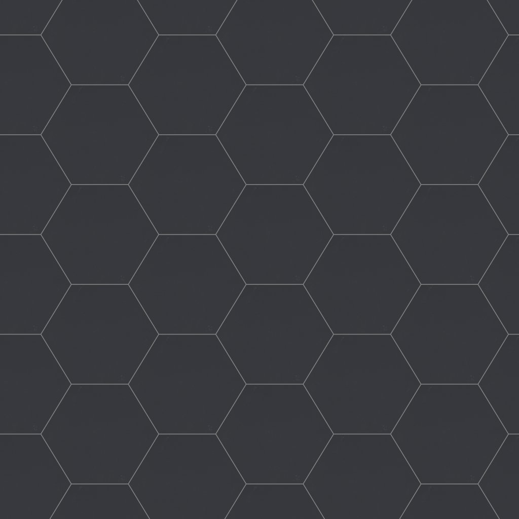 Emser Tile RHYTHM HEX MATTE -POR - Black