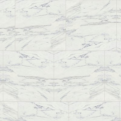 Qualis Ceramica Royal Stoneworks 24X24 Regal White Vein Polished - Random Length