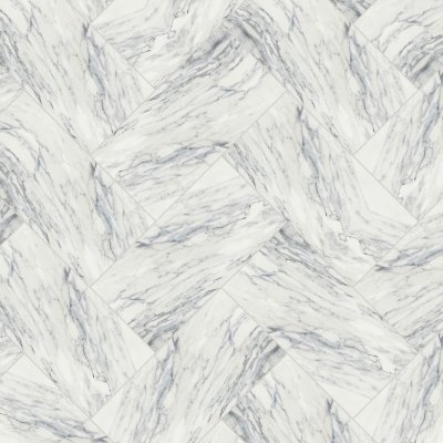 Qualis Ceramica Royal Stoneworks 12X24 Regal White Vein Honed - Herringbone